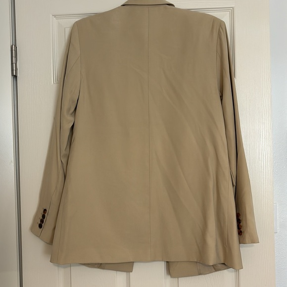 NWT WeWoreWhat Fall Blazer + Skirt Set in Desert Trouser Twill - Picture 4 of 8